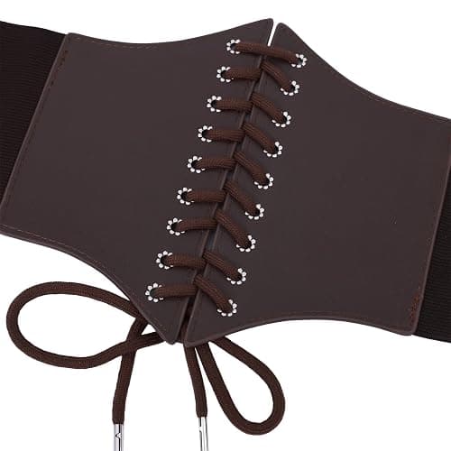 HHCSVJHS Ladies' lace waistband, tight corset, elastic, medieval court waistband, suitable for Halloween dress up thumbnail 6