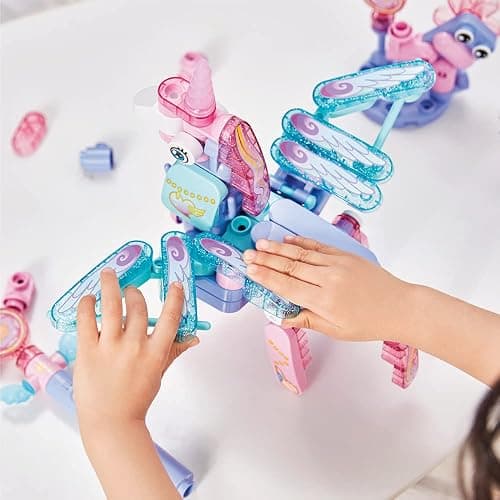 BOTZEES GO! Unicorn Robot for Kids - Building & Electric Remote Control STEM Learning Toy for Ages 3+, Girls - RC Magic Stick, App Based thumbnail 5