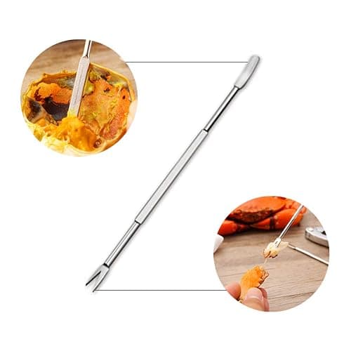 Artcome Seafood Tools Set including 7 Forks and 6 Lobster Crab Crackers Nut Cracker Set thumbnail 7