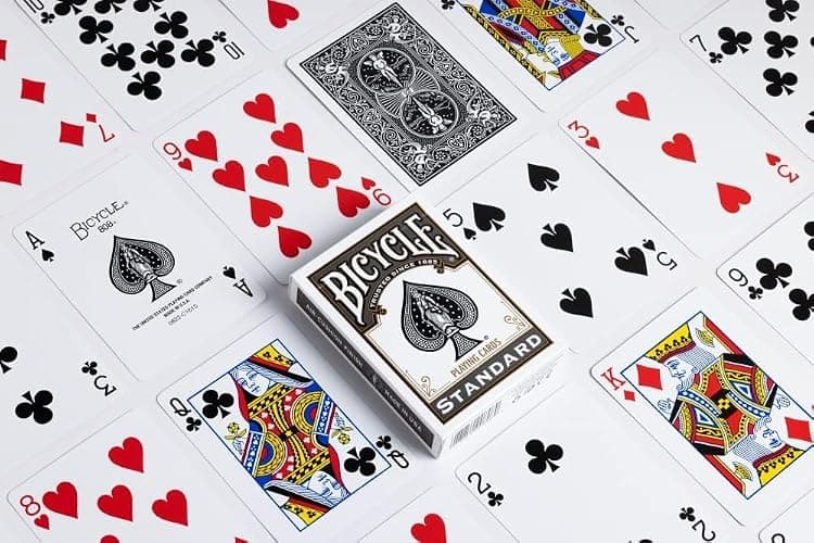 Bicycle Rider Back Playing Cards, Standard Index, Red & Black Decks of Cards, Premium Poker Cards for Blackjack, Casino Games & Family Game Night, 2 Count (Pack of 1) thumbnail 5