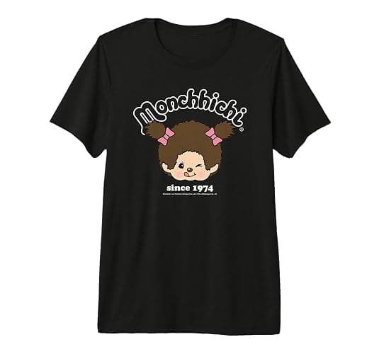 Monchhichi Since 1974 Happy Little Fluffy Girl Premium Tri-Blend T-Shirt - Image 1