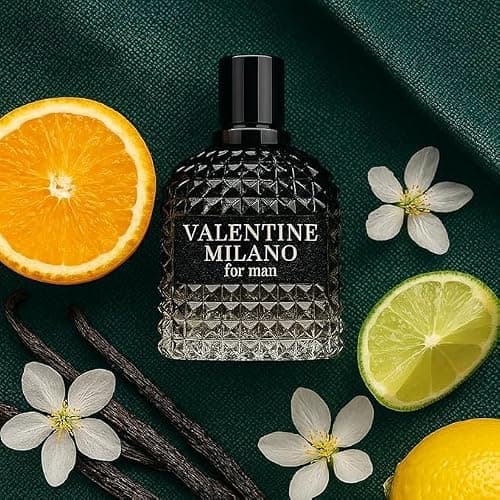 Men’s Cologne Gift Set 3 Pack – Verse Pour Homme, Adonis Red & Valentine Milano – Long-Lasting Citrus, Warm Floral & Amber Wood Scents (100ml Eau de Parfum) thumbnail 3