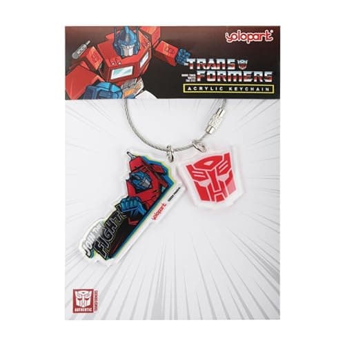YOLOPARK Transformers G1 Keychain Set - Optimus Prime & Megatron - Classic Metal Collectible (6.6x3.4cm, 2-Pack) thumbnail 6