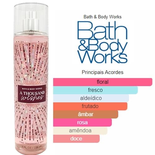 Bath and Body Works A Thousand Wishes Fragrance Mist 8 Ounce Full Size thumbnail 2