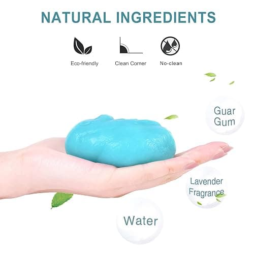 Cleaning Gel for Car Detailing Putty Car Vent Cleaner Goo Cleaning Putty Gel Auto Detailing Tools Car Interior Cleaner Dust Cleaning Mud for Cars Dust Cleaner Slime Keyboard Cleaner Gel (1Pack) thumbnail 6