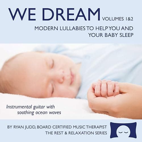 2-Disc Lullaby CD Set - We Dream: Volumes 1 and 2 - Helps You and Your Baby Fall Asleep - Soothing Music with White Noise - Image 1