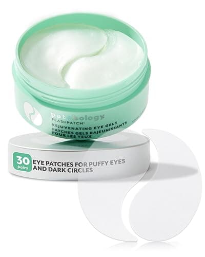 Patchology Rejuvenating Under Eye Gels - Hydrating Eye Mask w/Caffeine, Hydrolyzed Collagen & Centella Asiatica- Under Eye Patches For Dark Circles - Minimize Puffiness & Wrinkle Reducer - 30 ​Pairs - Image 1