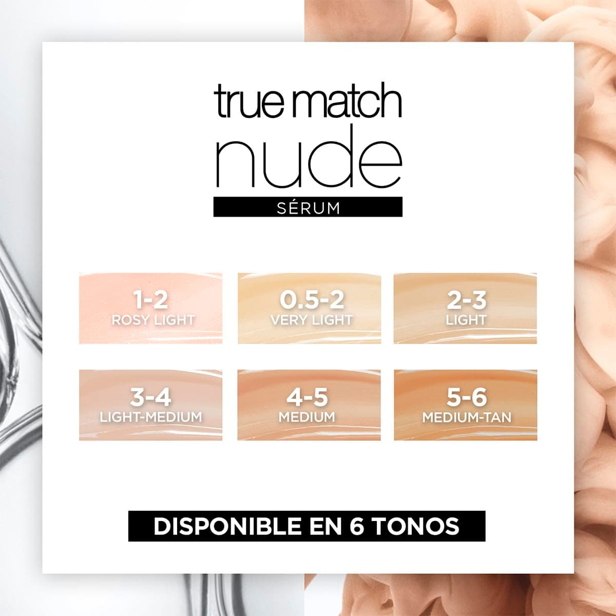 L'Oreal Paris Cosmetics True Match Serum Rellenador con Color Y Ácido Hialurónico, Tono 0.5-2 Very Light - 0.5-2 Very Light thumbnail 7