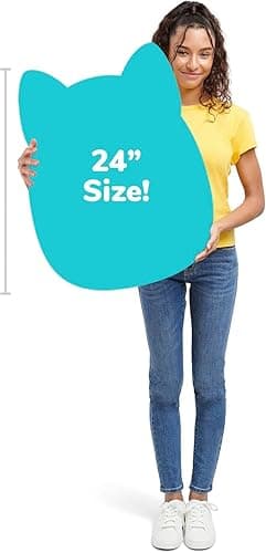 Squishmallows Original 24in Sydney The Teal Spotted Mushroom – Official Jazwares Plush (Jumbo) thumbnail 4