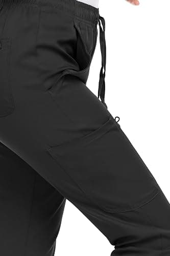 MediChic Women's Scrub Jogger Pants – 4 Pockets, 4-Way Stretch, Moisture-Wicking, Anti-Wrinkle, Elastic Waistband thumbnail 5