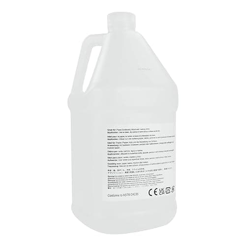 Amazon Basics All Purpose Washable Clear Liquid School Glue for Making Slime, Paper, Cardboard, Wood, Craft Projects, 128 fl oz thumbnail 3