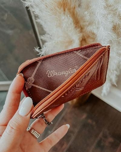 Montana West Wrangler Keychain Wallet for Women Western Credit Card Holder Front Pocket Card Wallet Slim Compact Card Case | Boho thumbnail 4