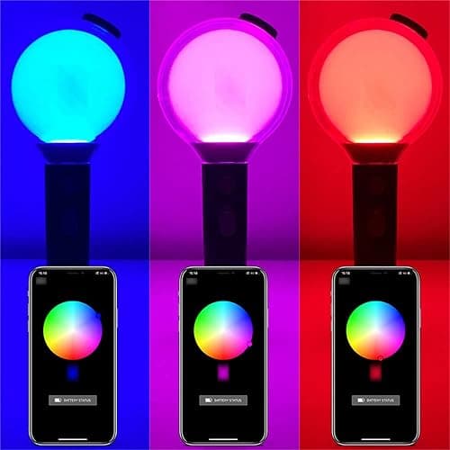 BTS Official Lightstick Map of the Soul 7 Special Edition, Army Bomb Ver 4 Bluetooth Connection App to Adjust the Light Color thumbnail 2