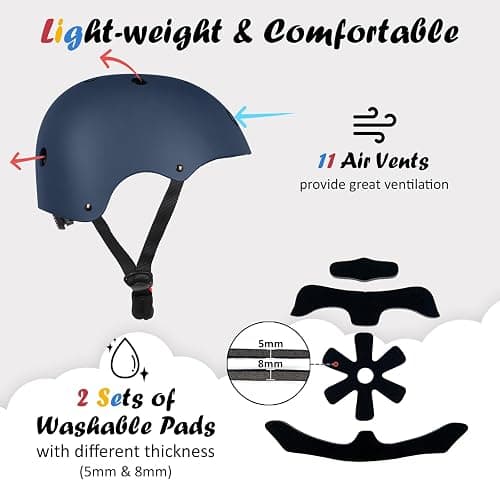 Kids Bike Helmet, Adjustable and Multi-Sport, from Toddler to Youth, 3 Sizes thumbnail 5