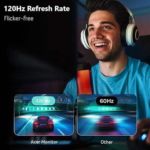Acer 27in FHD 1920x1080 IPS 120Hz Gaming Monitor | Office KB272 G0bi | 1ms, AdaptiveSync, sRGB 99%, HDMI, VGA, VESA Mountable, Bluelight Filter thumbnail 4