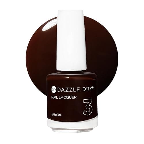 Dazzle Dry Nail Lacquer (Step 3) - Mulled Wine - A vampy blood wine. Full coverage cream. (0.5 fl oz) - Image 1