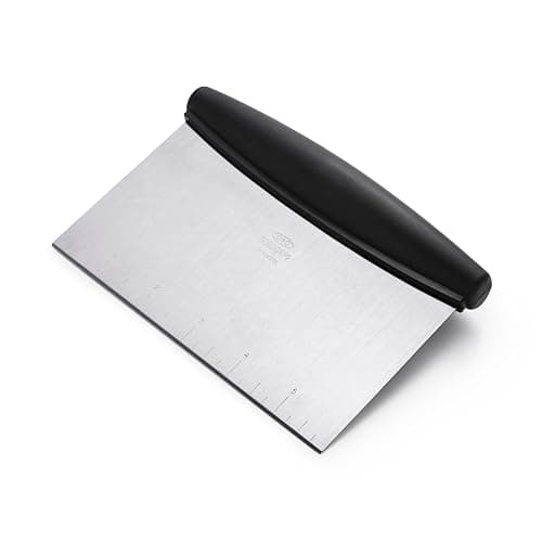 OXO Good Grips Stainless Steel Multi-Purpose Scraper & Chopper, Dough Cutter for Pizza, Bread and Cookie Dough, Multi-Purpose Vegetable Chopper, Dishwasher-Safe Kitchen Essential - Image 1