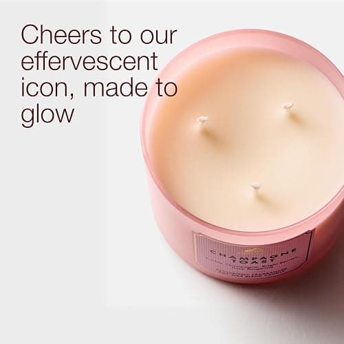 Bath & Body Works 3-Wick Candle, Champagne Toast, Soy Wax Blend | Room-Filling Sweet Home Scent with Strong Throw, Exclusively Fragranced Soy Wax Blend, Burns Up to 45 Hours, Great Gift thumbnail 2