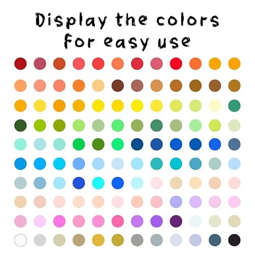 LEXICHA 120 Vivid Colors Acrylic Paint Markers with Portable Storage Case, Soft Brush Tip Acrylic Markers Set, Paint Markers for Canvas, Wood, Rocks, Fabric, Glass, DIY Crafts Art Supplies for Kids thumbnail 9