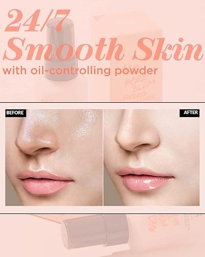 TOUCH IN SOL No Poreblem Hybrid Primer - Extra Pore Covering - 24/7 Matt Finish Sebum and Shine Control - with Vitamin C & E and Green Tea Extracts For Smooths Skin, 1.01 fl.oz. - 1.01 Fl Oz (Pack of 1) thumbnail 5