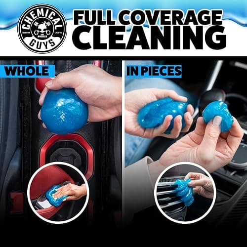 Chemical Guys Sticky Icky Car Cleaning Gel, Green Apple, Interior Car Cleaner, Reusable Automotive Crevice & Interior Dust Cleaner for Air Vents, Consoles, Cup Holders & Keyboards, 4 Pack (100g Each) thumbnail 7