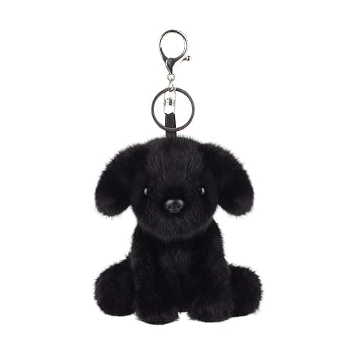 Apricot Lamb Plush Labrador Dog Puppy Stuffed Animal Soft Keychain for Kids Bag, Purse, Backpack, Handbag - Image 1