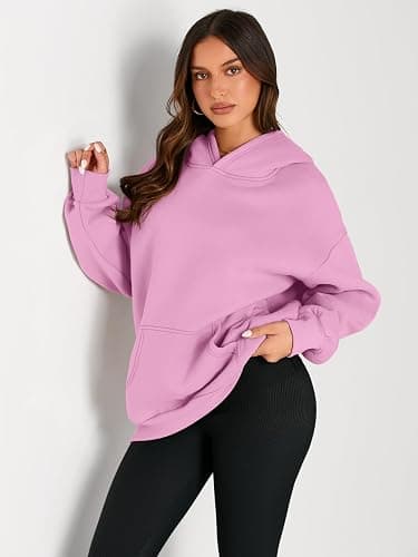 Trendy Queen Womens Oversized Hoodies Fleece Sweatshirts Fall Fashion Pullover Sweaters Winter Clothes thumbnail 2