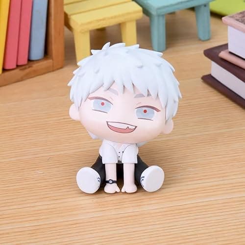 MABAIUDE Yoshiki Tsujinaka Figure Hikaru Indo Look Up Figure Anime Hikaru Statue Model Sitting Pose Figurine Cake Topper Ornament Gifts 6cm thumbnail 5