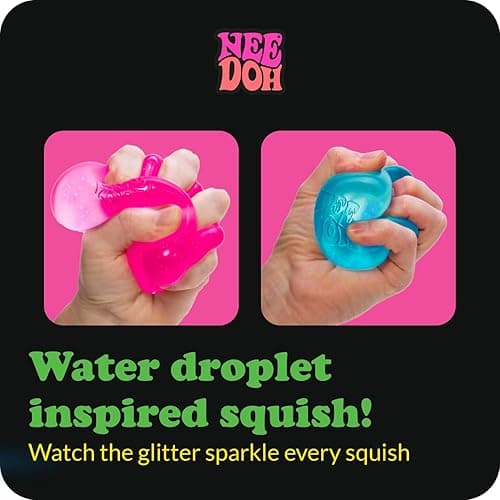 Schylling NeeDoh Dream Drop - Sensory Squeeze Toy with Dreamy Smooth Squeeze - 3" Tall - Color May Vary (Pack of 1) thumbnail 5