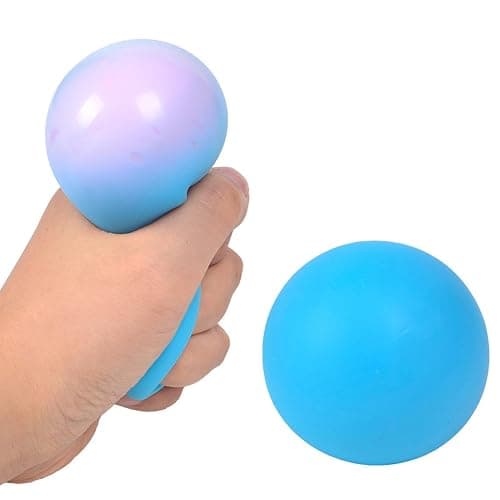 Colorful Squishies Stress Balls – Soft Squeezable Fidget Toys for Anxiety Relief, 6cm Portable Stress Toys for Adults (Random 1pack) thumbnail 3