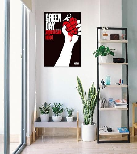 Green Day - Music Poster (American Idiot - Album Cover) (Size: 24" x 36") (Unframed) thumbnail 4