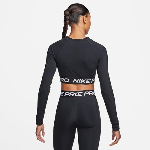 Nike Women's Pro Dri-fit Cropped Long Sleeve Top thumbnail 3