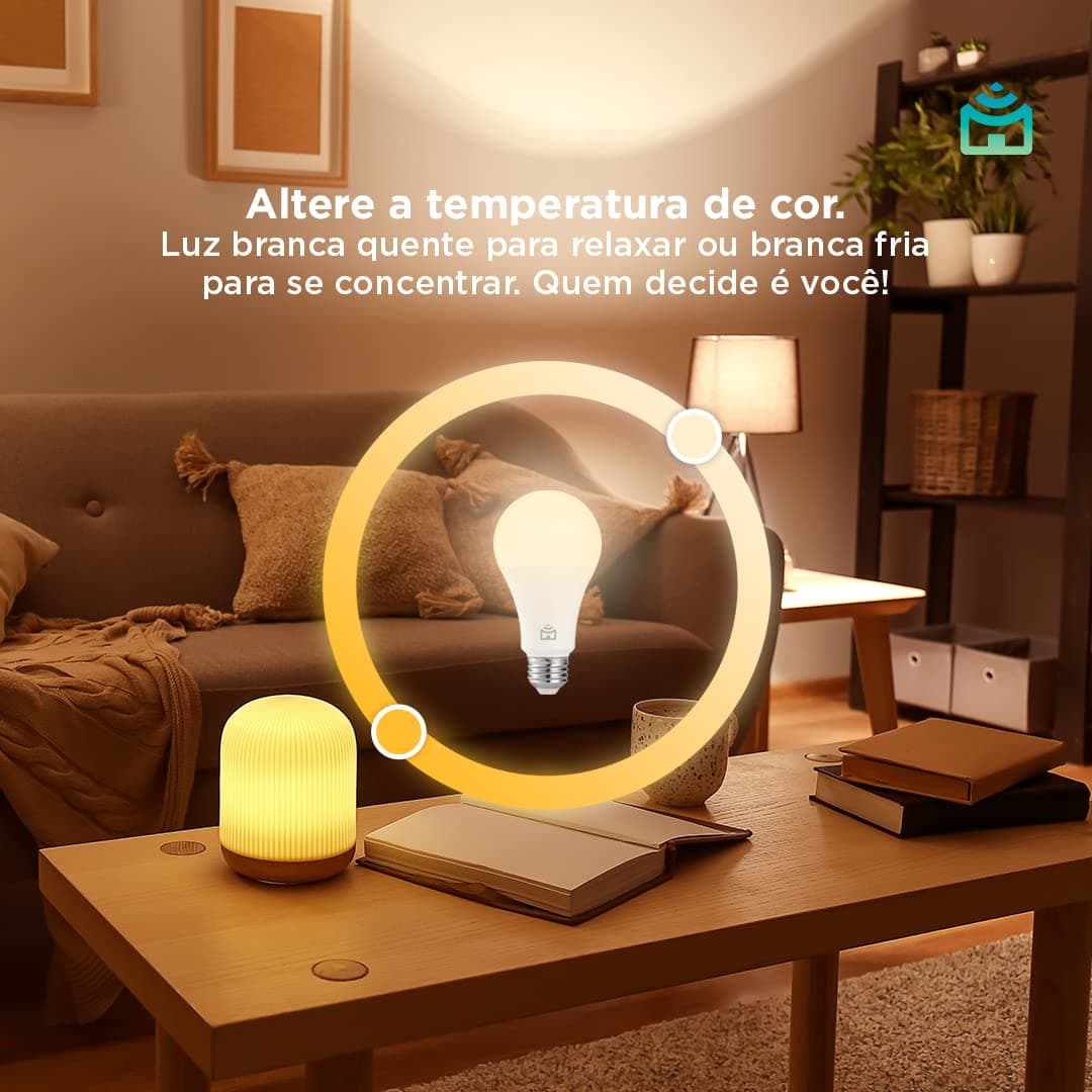 Kit Casa Eficiente Positivo Casa Inteligente, mais economia para sua casa conectada, contém 4 itens (2x Smart Plug Wi-Fi, 2x Smart Lâmpada Wi-Fi), Bivolt – Compatível com Alexa thumbnail 2