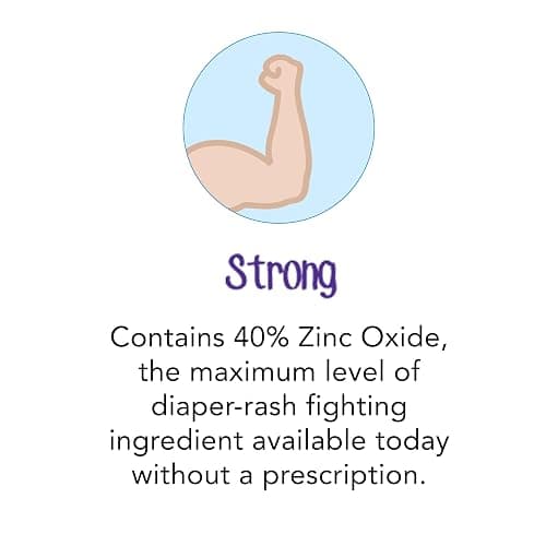 Desitin Maximum Strength Baby Diaper Rash Cream, 40% Zinc Oxide for Treatment, Relief & Prevention, Hypoallergenic, Phthalate- & Paraben-Free Paste, Protects Skin for 12 Hours, 4.8 oz (Pack of 2) - Rash Cream - 4.8 Ounce (Pack of 2)\n thumbnail 4