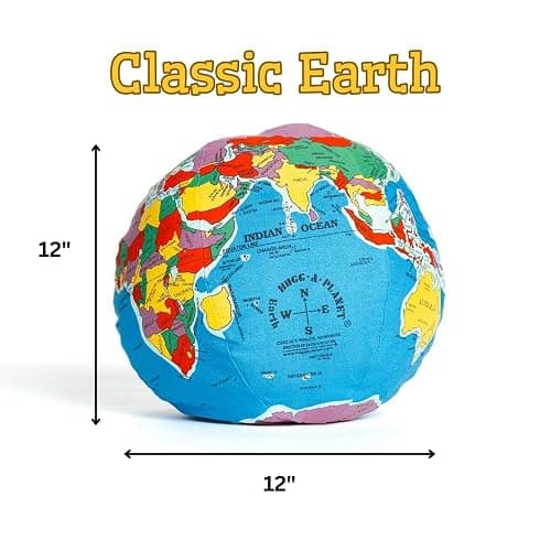 Hugg-A-Planet® Classic Political Earth thumbnail 3