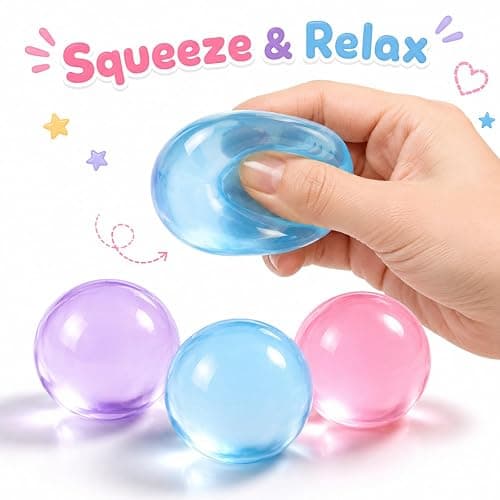 4 PCS Coconut Oil Squishy Stress Ball for Adults, Slow Rising Squishy Fidget Toys, Sensory Fidget Toys for Study Work,Soft Stress Relief Toy thumbnail 3