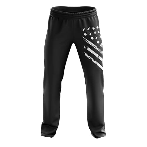 Tactical Pro Supply American Flag Sweatpants - Joggers for Men Women Fitness Workout - Image 1