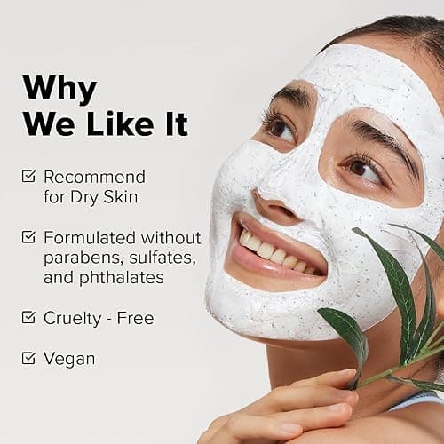 I DEW CARE Wash Off Face Mask - Cake My Day | With Hyaluronic Acid, Self Skin Care, Facial Treatment, Vegan, Cruelty-Free, Paraben-Free, Exfoliating, Deep Cleansing Detox, 3.38 Oz - 02 Cake My Day thumbnail 3
