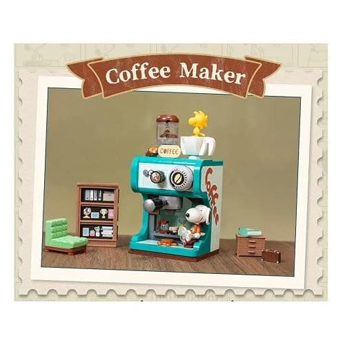 PAN TASY Set Construction Figurine Peanuts Coffee Maker (86914) thumbnail 4