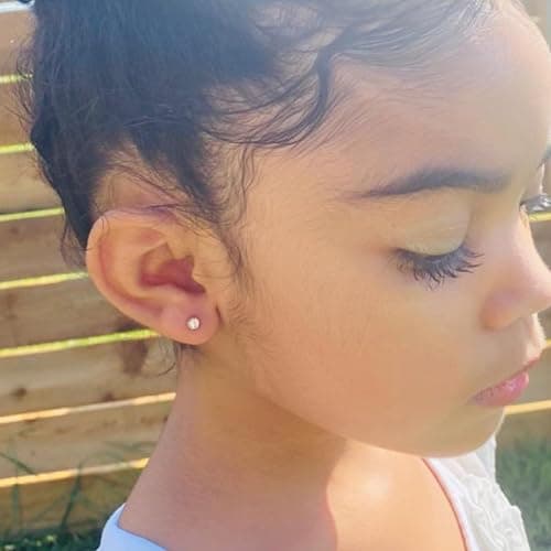 QWALIT 2 pairs Ear Piercing Kit Ear Piercing Gun Kit Self Piercing Earrings Piercing Kit Disposable Earring Gun Piercing Kit with Earring Studs Self Ear Piercing Kit at Home Screw Back Earring thumbnail 7