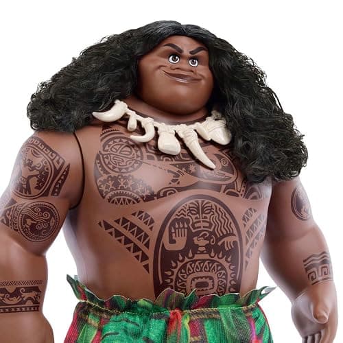 Mattel Disney Moana 2 Voyager 2 Doll Set, Moana & Maui Fashion Dolls in Removable Outfits with 4 Accessories, Inspired by The Movie thumbnail 4