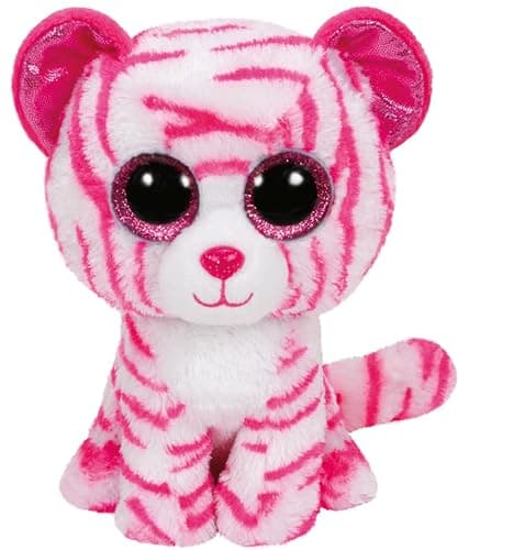 TY - Beanie Boo's - Peluche Asia Tigre 15 cm - Rose/Blanc, TY36180, 7" thumbnail 3