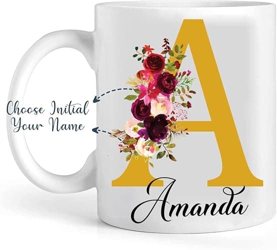 A2One Stuff Custom 11oz Floral Coffee mug thumbnail 4
