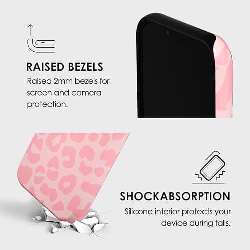 Svanove Cheetah Print Phone Case for iPhone 13/ iPhone 14 Case Girly, Cute Leopard Case for Women, Luxury Trendy Retro Cool Animal Print Design, Aesthetic Pattern Y2k Hard Shell Plastic Cover, Pink thumbnail 5