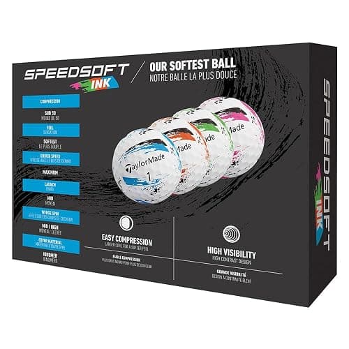 TaylorMade SpeedSoft Golf Balls, Maximum Distance with Ultra-Soft Feel, Perfect for Off The Tee and Around The Green thumbnail 3