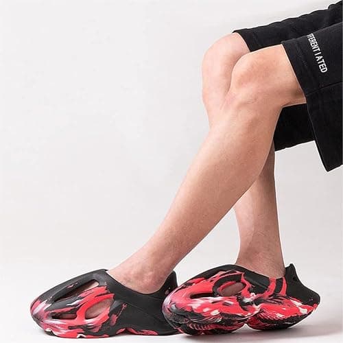 vioxthak Foam Runner Sneakers Cloud Slides Pillow Sandals Sports Shoes Non-Slip Lightweight Walking Shoes fashion outdoor indoor Summer Beach Sandals for Women Men thumbnail 5