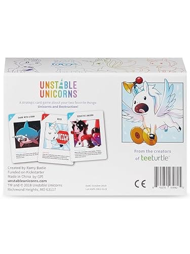 Unstable Games Unstable Unicorns Card Game - Strategy Party Game for 2-8 Players, Ages 8 and Up - Funny Family Game Night Card Game from the Creators of Here to Slay thumbnail 2