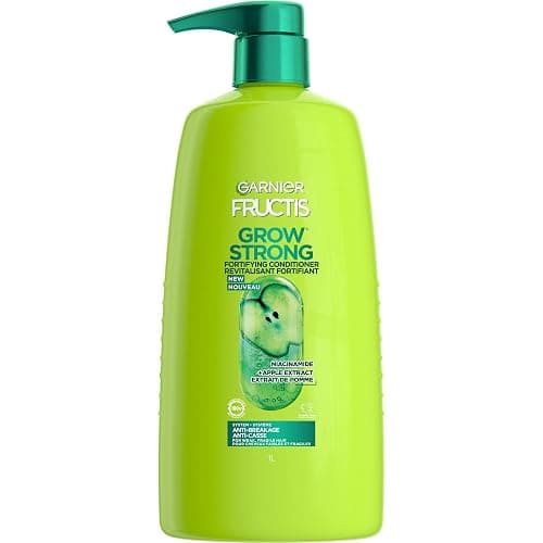 Garnier Fructis Grow Strong Conditioner, 33.8 Fl Oz, 1 Count (Packaging May Vary) - Image 1
