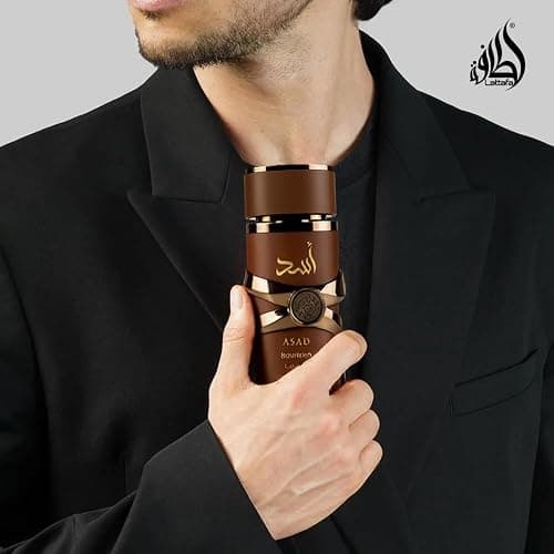 Lattafa Asad Bourbon for Unisex Eau de Parfum Spray, 3.4 Ounce / 100 ml thumbnail 4