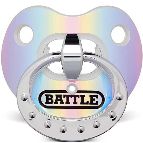 Battle Sports Binky Oxygen Football Mouthguard - Detachable Strap, Maximum Breathability, Works with Braces & No Boiling Required - Image 1